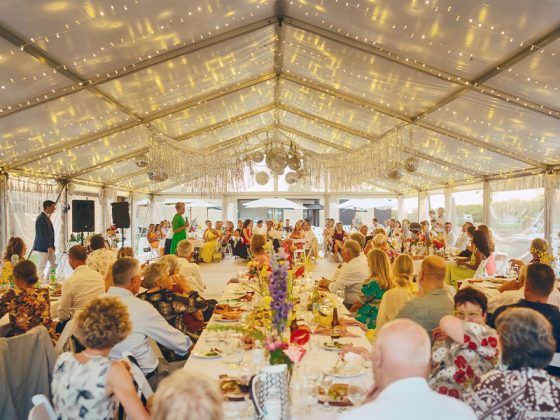 10m White Roof Marquee