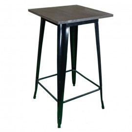 Black Tolix High Bar Table