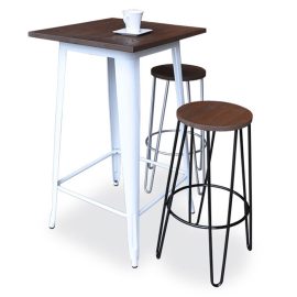 White Tolix Highbar Table