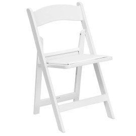 Gladiator Resin Folding chair - White