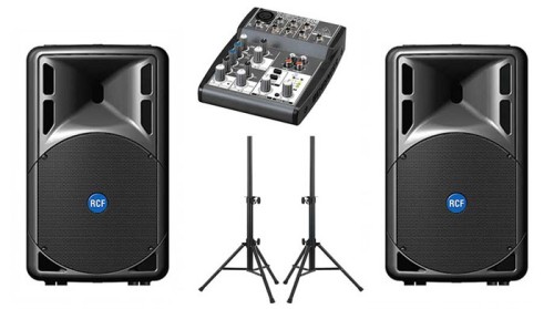 P.A. System with Mixer