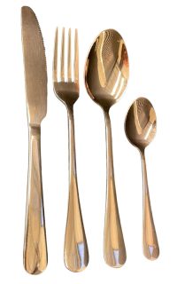 Rose Gold Cutlery Set