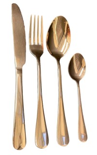 Rose Gold Cutlery Set