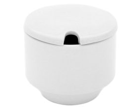 White China Sugar Bowl