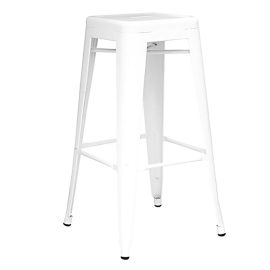Tolix White Stool