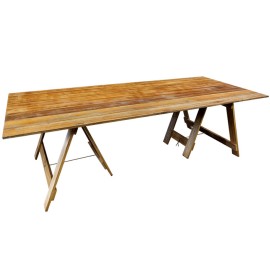Vintage Style Trestle Table (A Frame Legs)