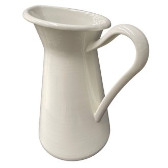 White Enamel Jug