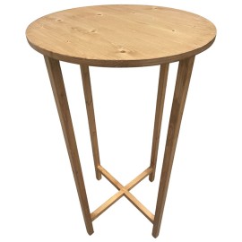 Timber Round High Bar Table